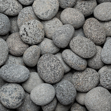 Kashmiri - Charcoal Lava Pebbles 50-70mm