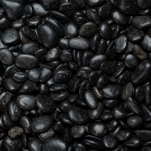Kashmiri -Black Polished Pebble 20-30mm