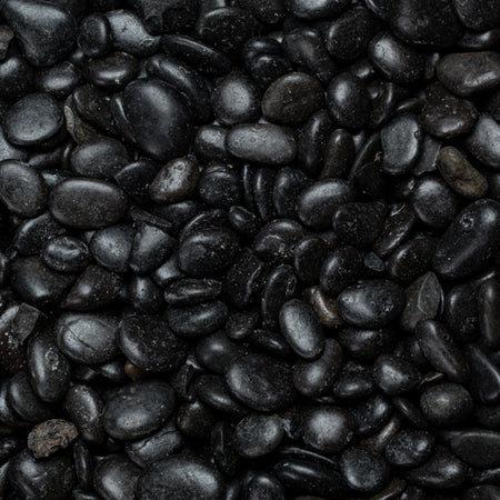 Kashmiri -Black Polished Pebble 20-30mm