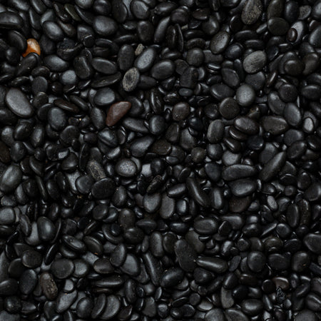 Kashmiri -Black Polished Pebble 8-12mm
