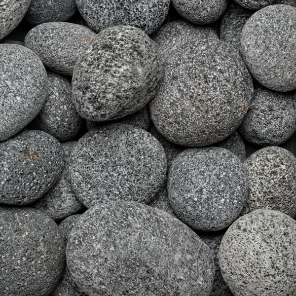 Charcoal Lava Pebbles 90-120mm