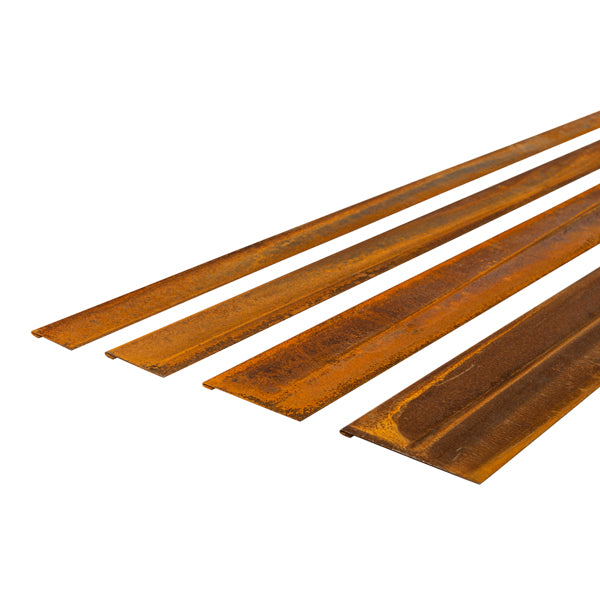 FormBoss Redcor Garden Edging 2.44mtr x 75mm(100mm 150mm 185mm) x 1.6mm