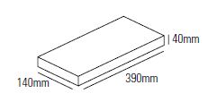 Adbri-Grey Block Capping Tile 150 Series 15.71C