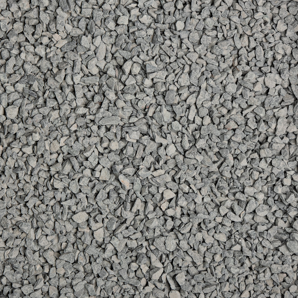 Close-up of gray gravel stones