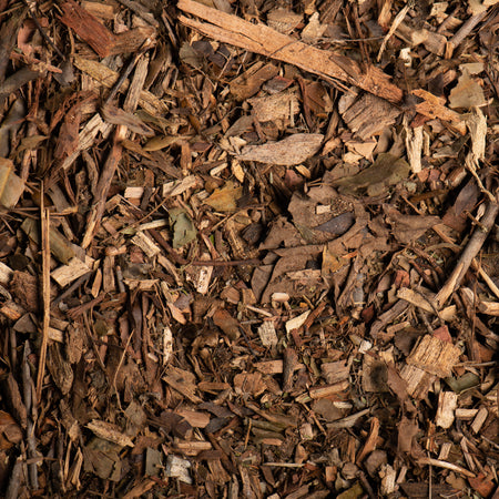Close-up of wood chips and twigs