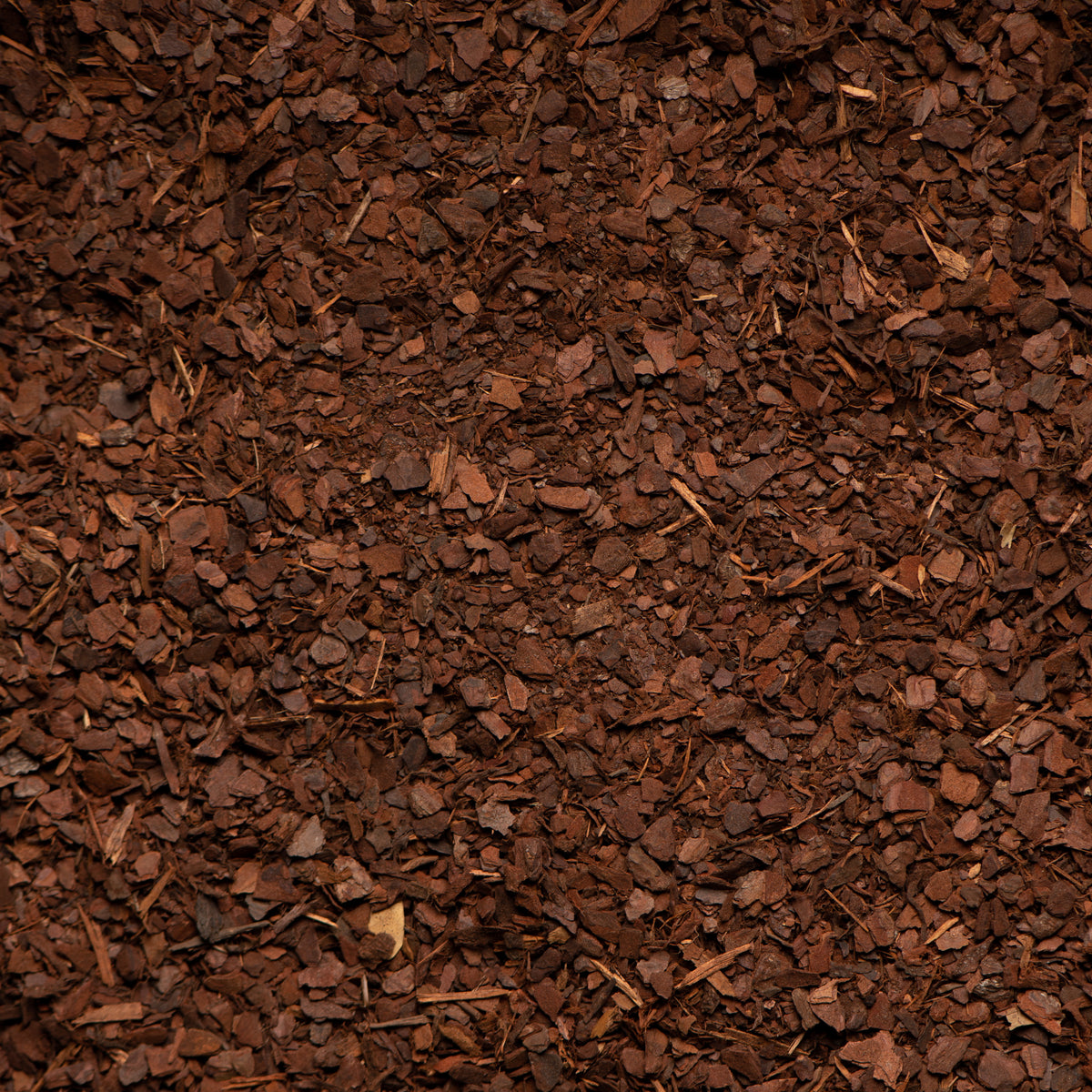 Close-up of brown mulch or compost