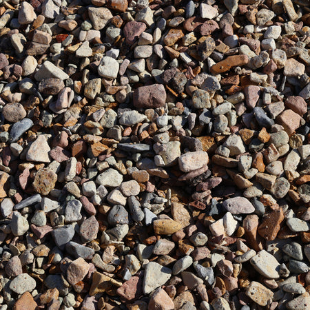 Bellagio Brisbane Tuff Stone Pebbles, 20-50mm, natural rock landscaping stones shown in a close-up image.
