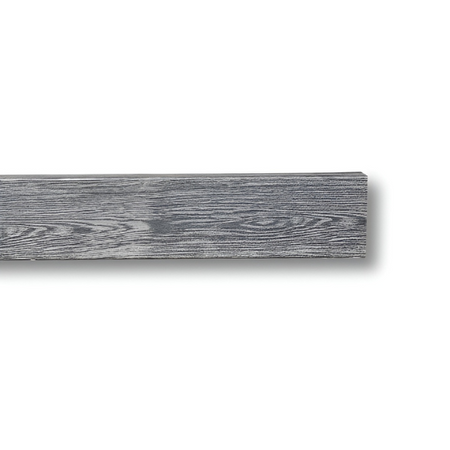 grey composite sleeper with wooden finish on a white background