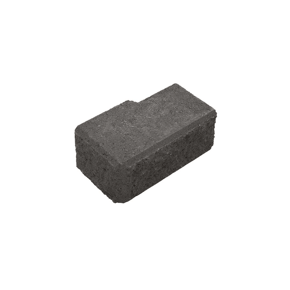 Linearwall Right Corner Retaining wall Block - Charcoal