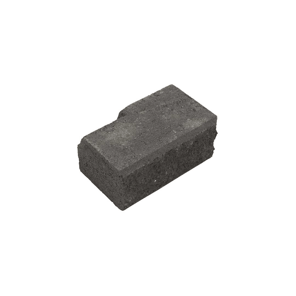 Linearwall Left Corner Retaining Wall Block - Charcoal