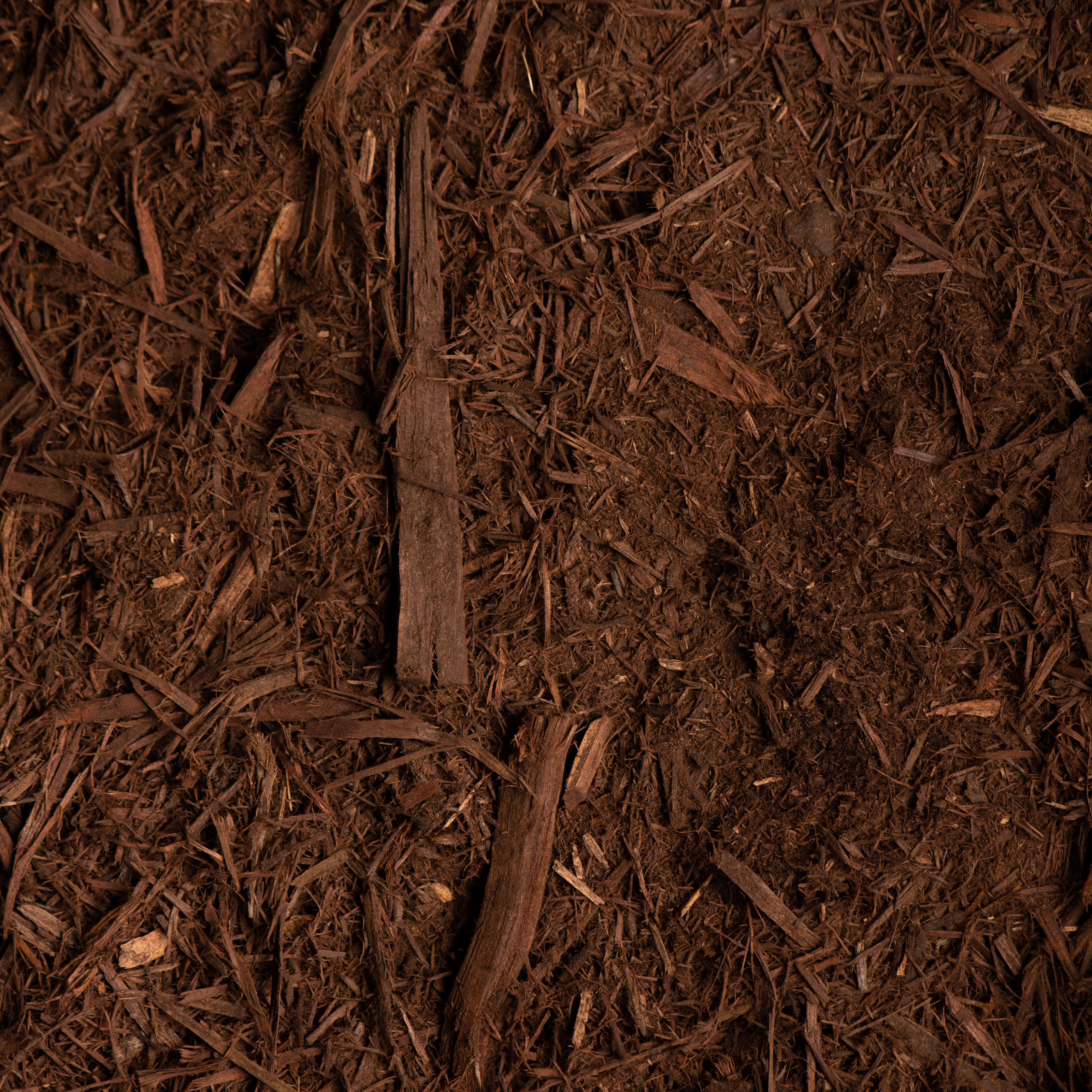 textured brown mulch