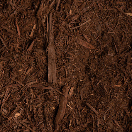 textured brown mulch