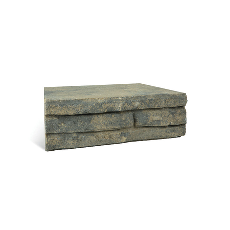 Stack of stone slabs on a white background