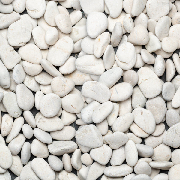 Ivory Pebbles Kashmiri- Ivory Natural Pebbles – Rock and Soil
