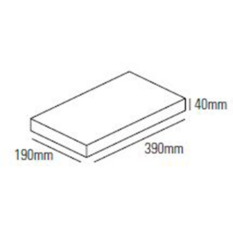 Grey Block Capping Tile 50.31C – Rock and Soil