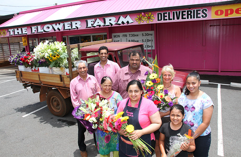 the flower farm family